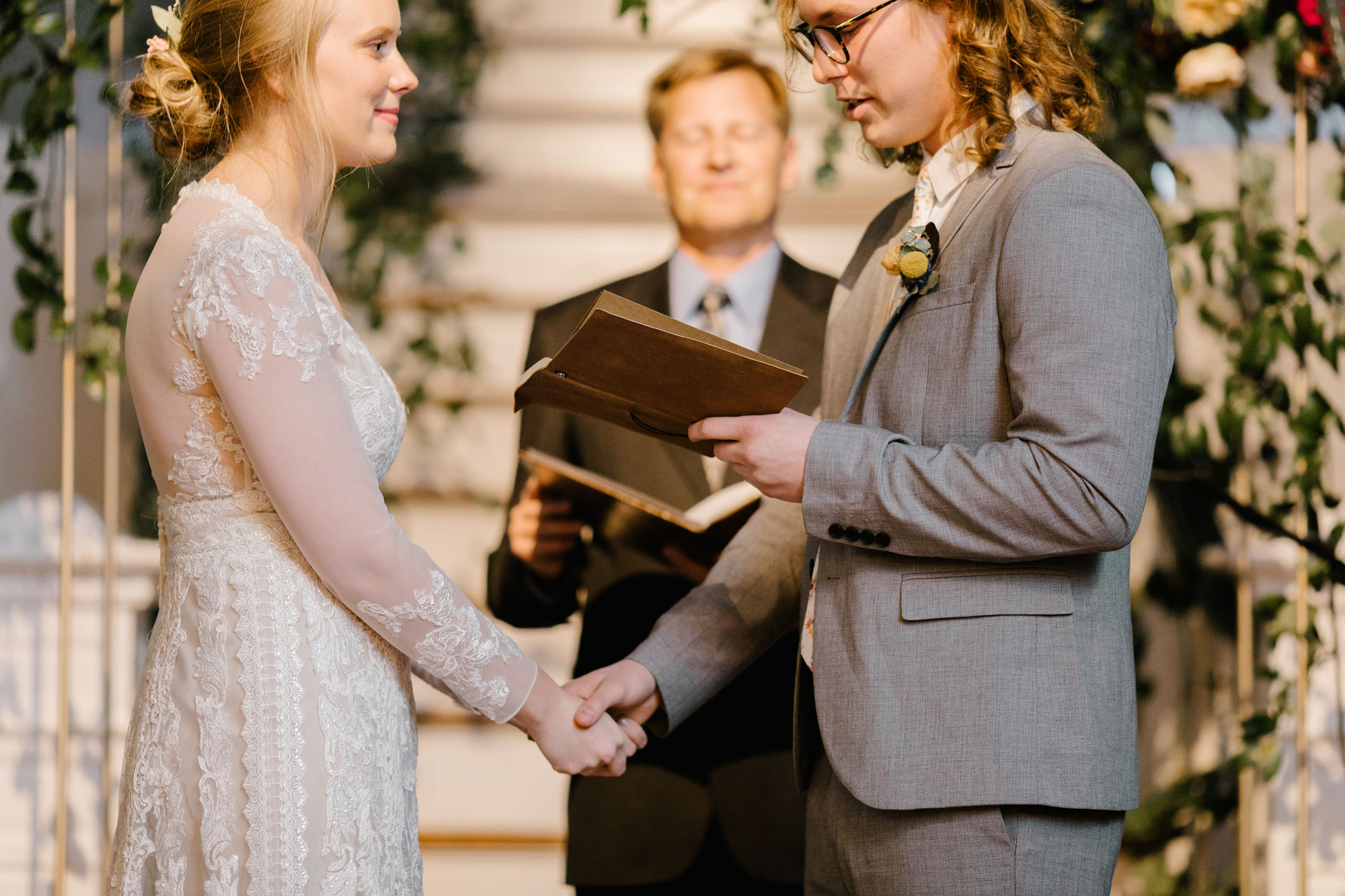 Intimate Wedding Ceremony Tresca on 8th Lynchburg VA