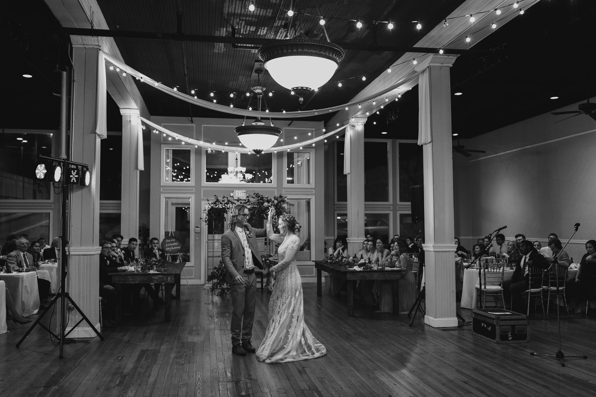 Bride and Groom's First Dance Tresca on 8th Wedding Lynchburg VA