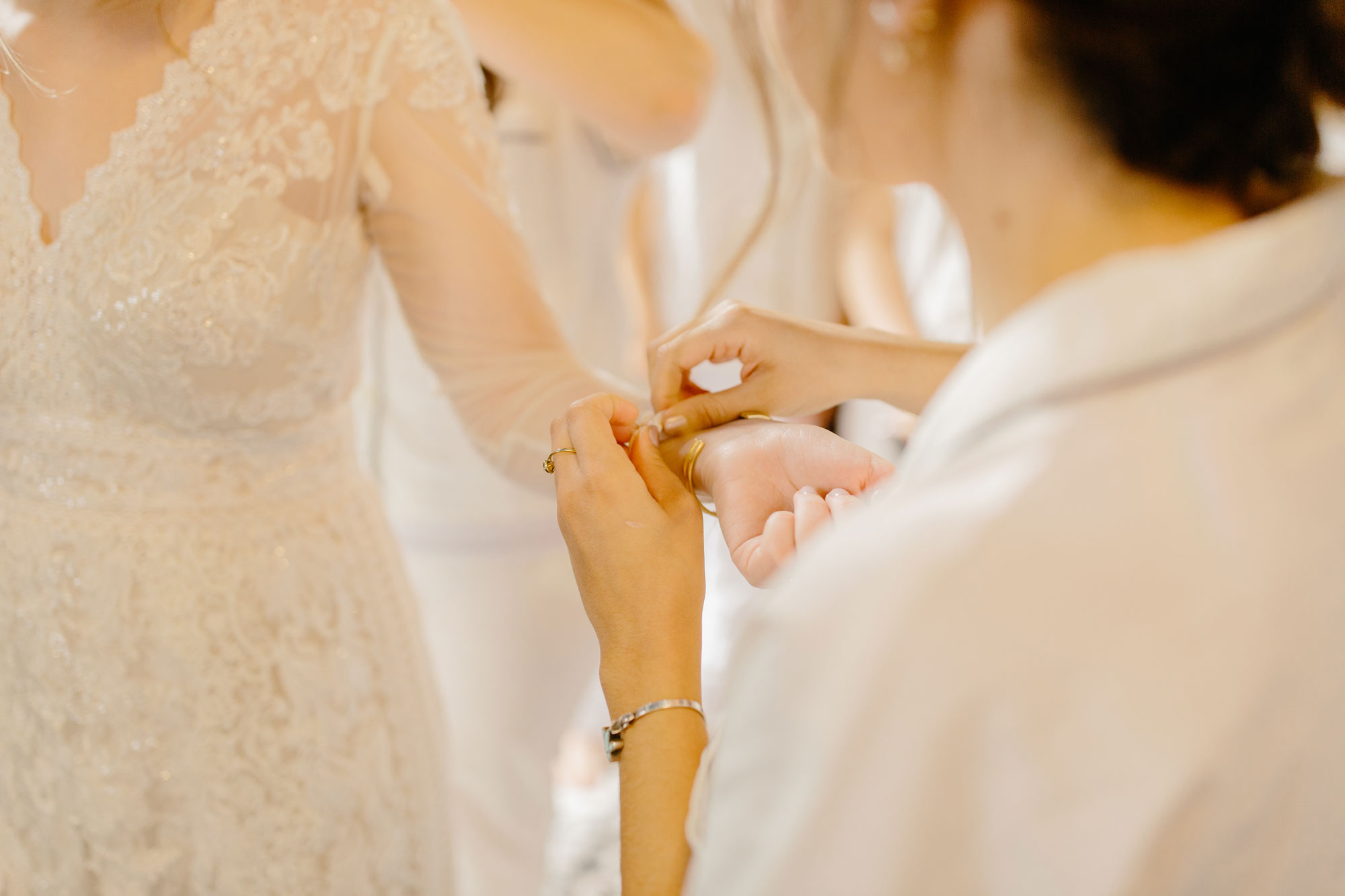 Bohemian Lace Wedding Dress Getting ready Tresca on 8th Lynchburg VA