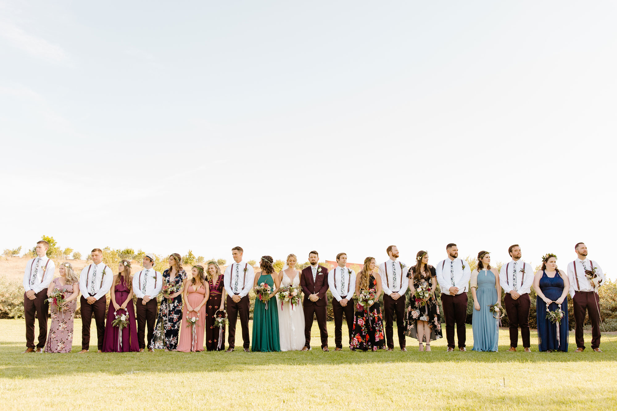 Bridal Party Tropical Happiness