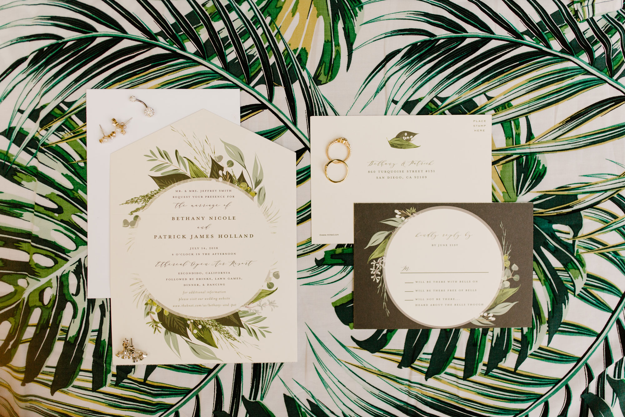 Getting Ready Tropical Happiness Invitation Suite
